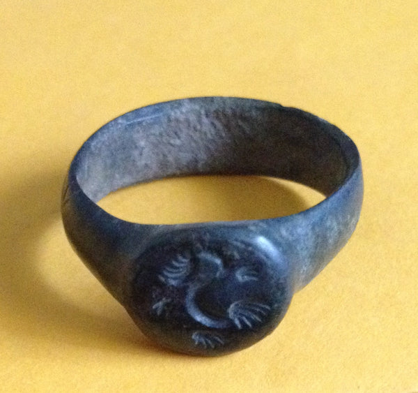 Buy Ancient Roman Bronze Superb Seal Ring With an Image Online in India -  Etsy