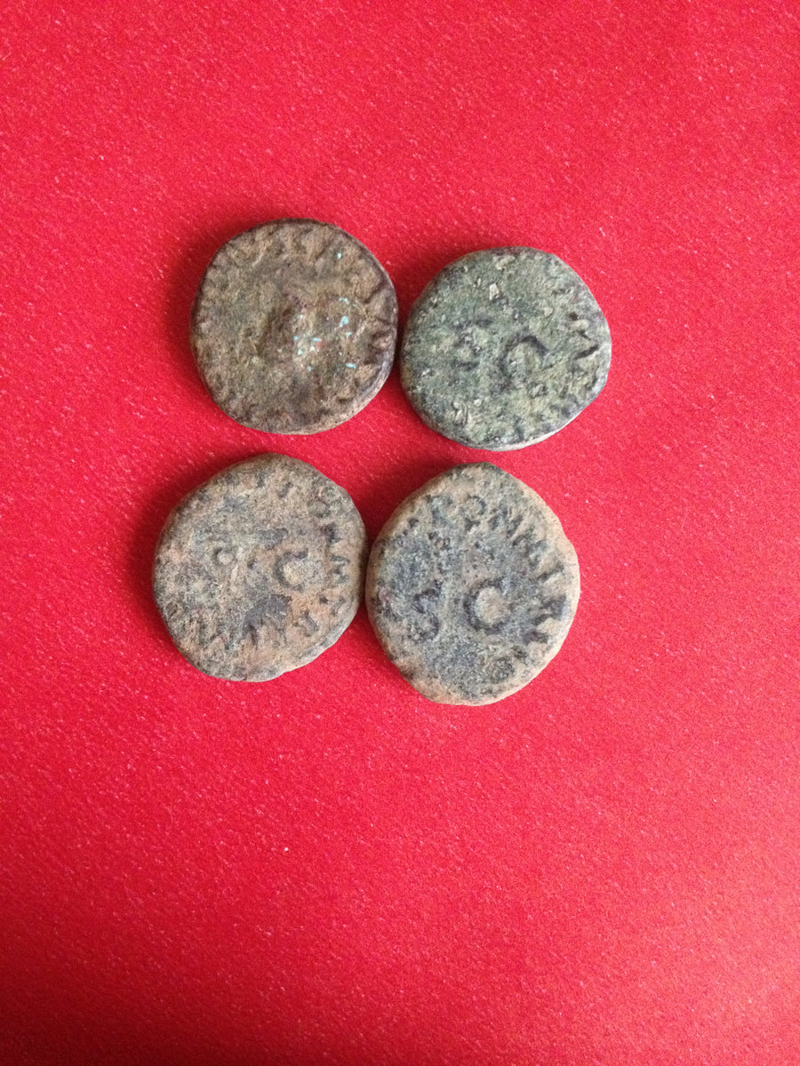 Nice Quality Uncleaned Desert Quadrans Roman Coins – www.nerocoins.com